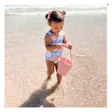Playground 6 Mths Plus Silicone 8Pc Bucket & Spade Set - Rose