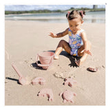 Playground 6 Mths Plus Silicone 8Pc Bucket & Spade Set - Rose