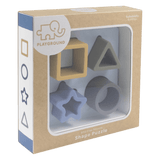 Playground 6 Mths Plus Silicone Shape Puzzle - Steel Blue