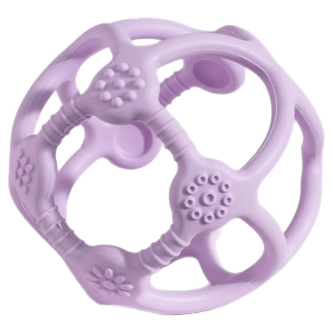 Playground Birth Plus Silicone Teething Ball - Light Purple