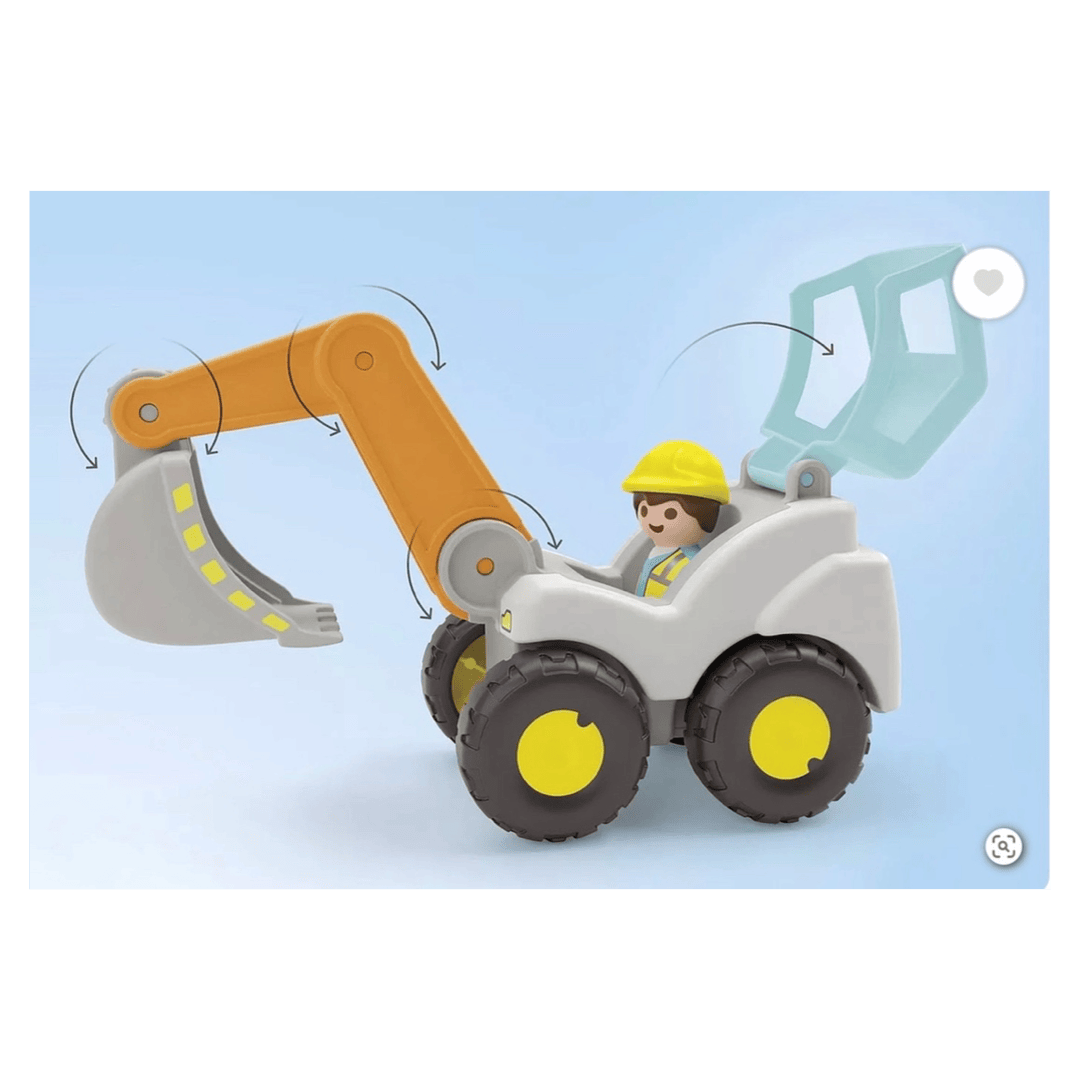 Playmobil 12 Months Plus Junior - Shovel Excavator