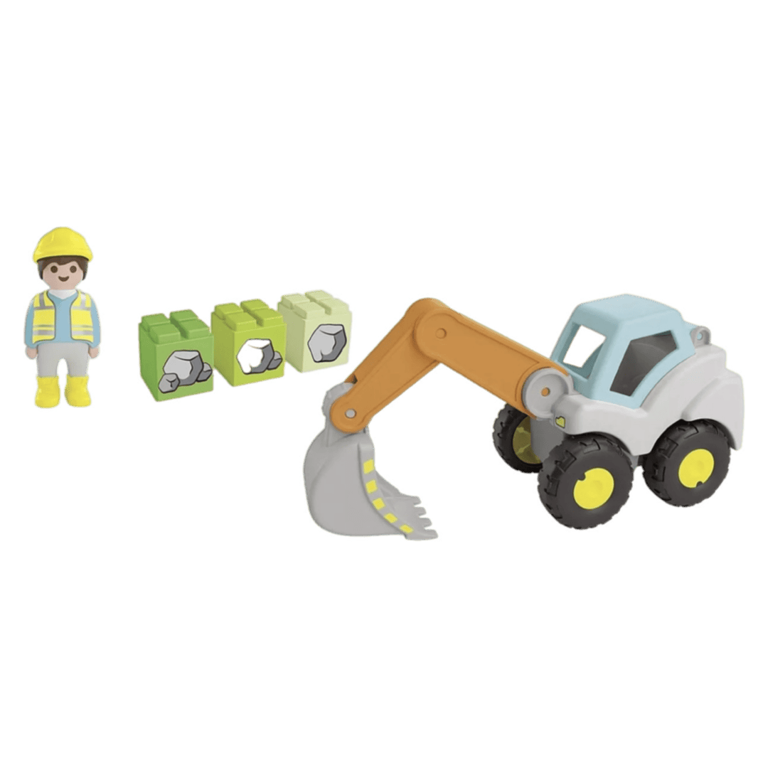 Playmobil 12 Months Plus Junior - Shovel Excavator