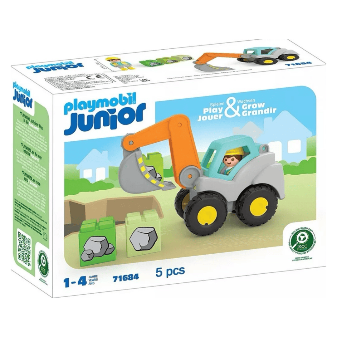 Playmobil 12 Months Plus Junior - Shovel Excavator