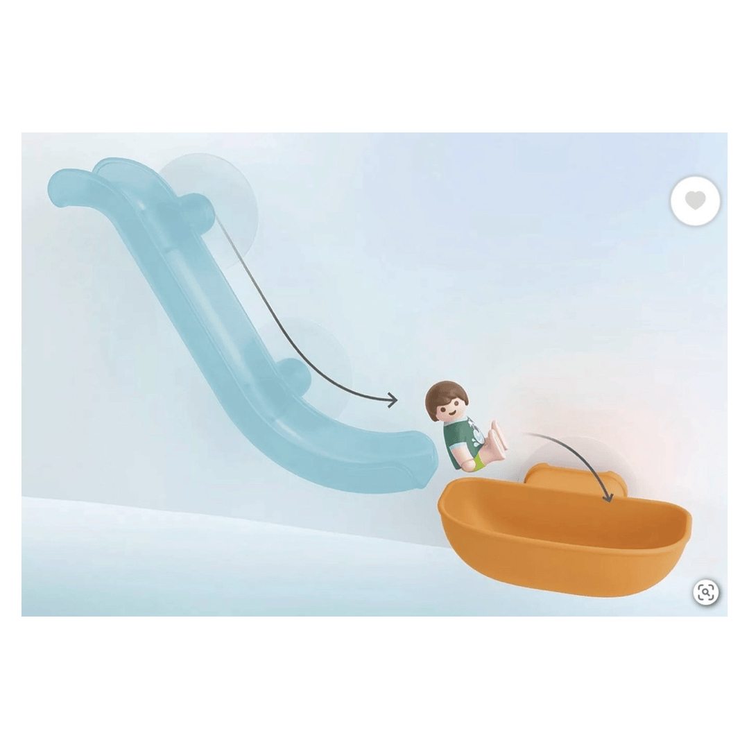 Playmobil 18 Months Plus Junior Aqua - Water Slide Sea Animal