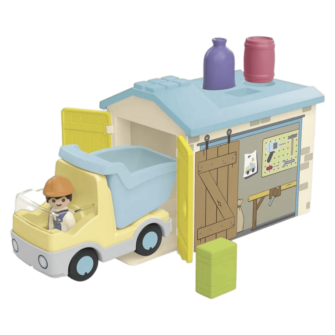 Playmobil 18 Months Plus Junior - Construction Truck with Garage