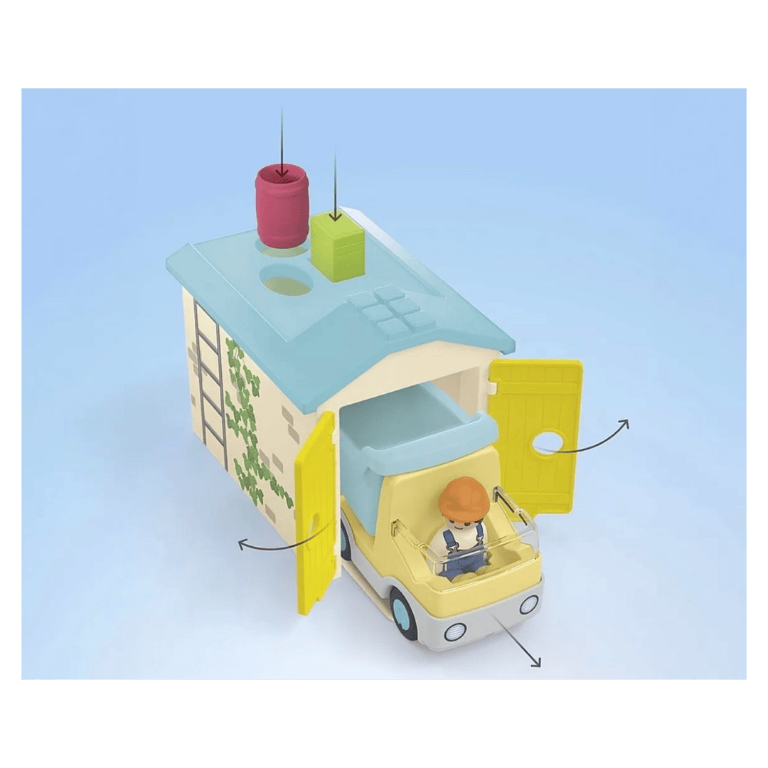 Playmobil 18 Months Plus Junior - Construction Truck with Garage