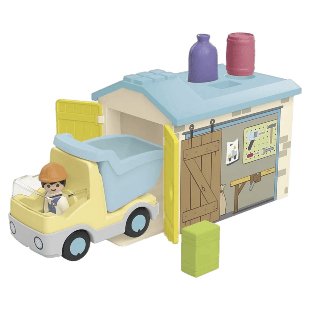 Playmobil 18 Months Plus Junior - Construction Truck with Garage