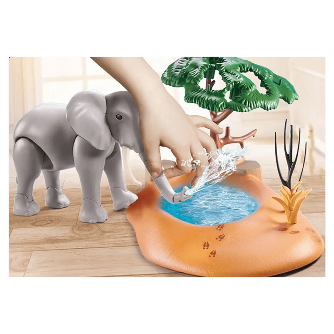 Playmobil 3 Plus Wiltopia - Elephant at the Waterhole