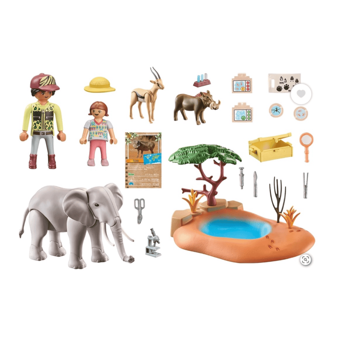 Playmobil 3 Plus Wiltopia - Elephant at the Waterhole