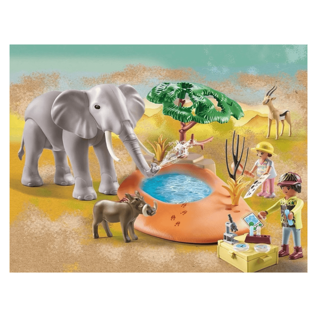 Playmobil 3 Plus Wiltopia - Elephant at the Waterhole