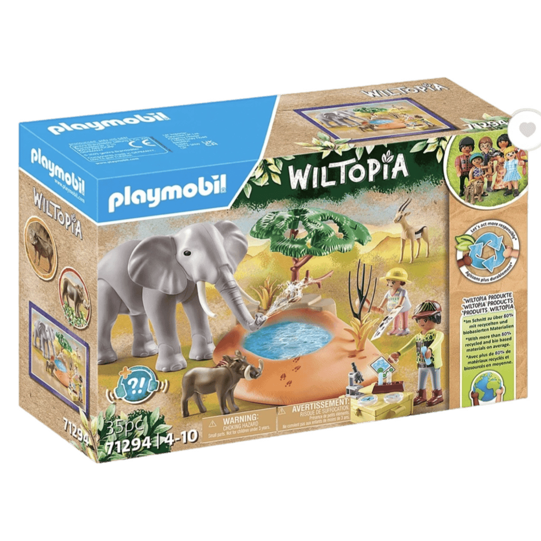Playmobil 3 Plus Wiltopia - Elephant at the Waterhole