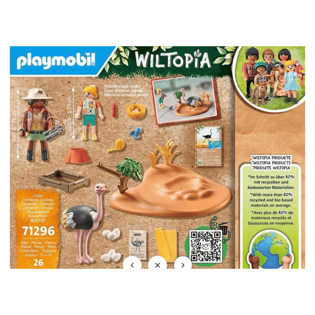Playmobil 3 Plus Wiltopia - Ostrich Nest
