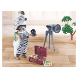 Playmobil 3 Plus Wiltopia - Photographer with Zebras
