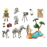Playmobil 3 Plus Wiltopia - Photographer with Zebras