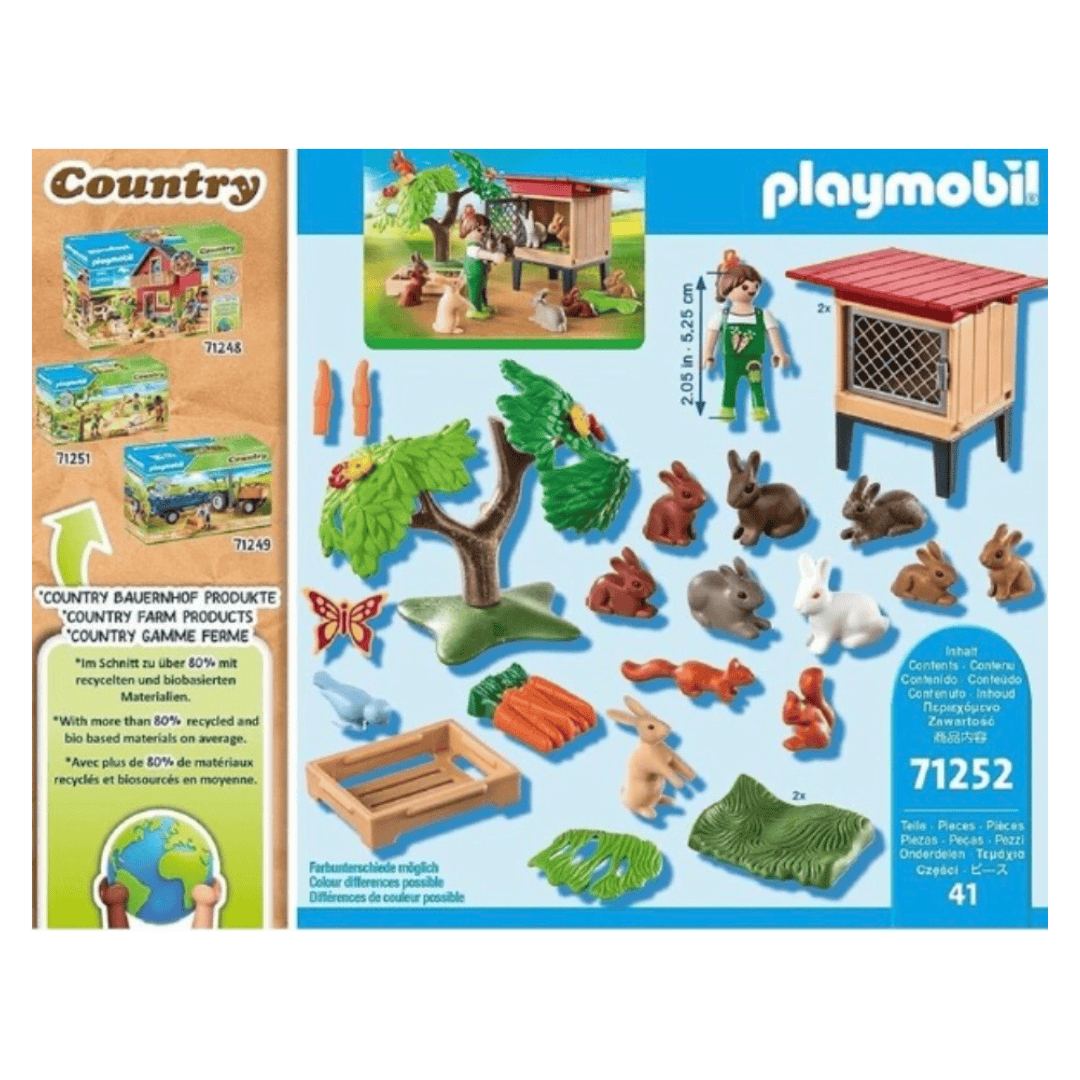 Playmobil 4 Plus Country - Rabbit Hutch