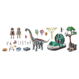 Playmobil 4 Plus Dinos - Brachiosaurus with Hovercraft
