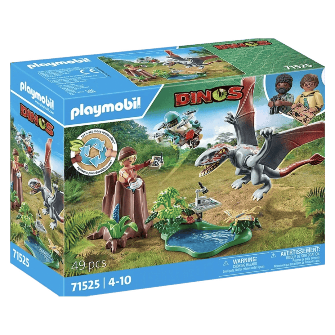 Playmobil 4 Plus Dinos - Observatory for Dimorphodon