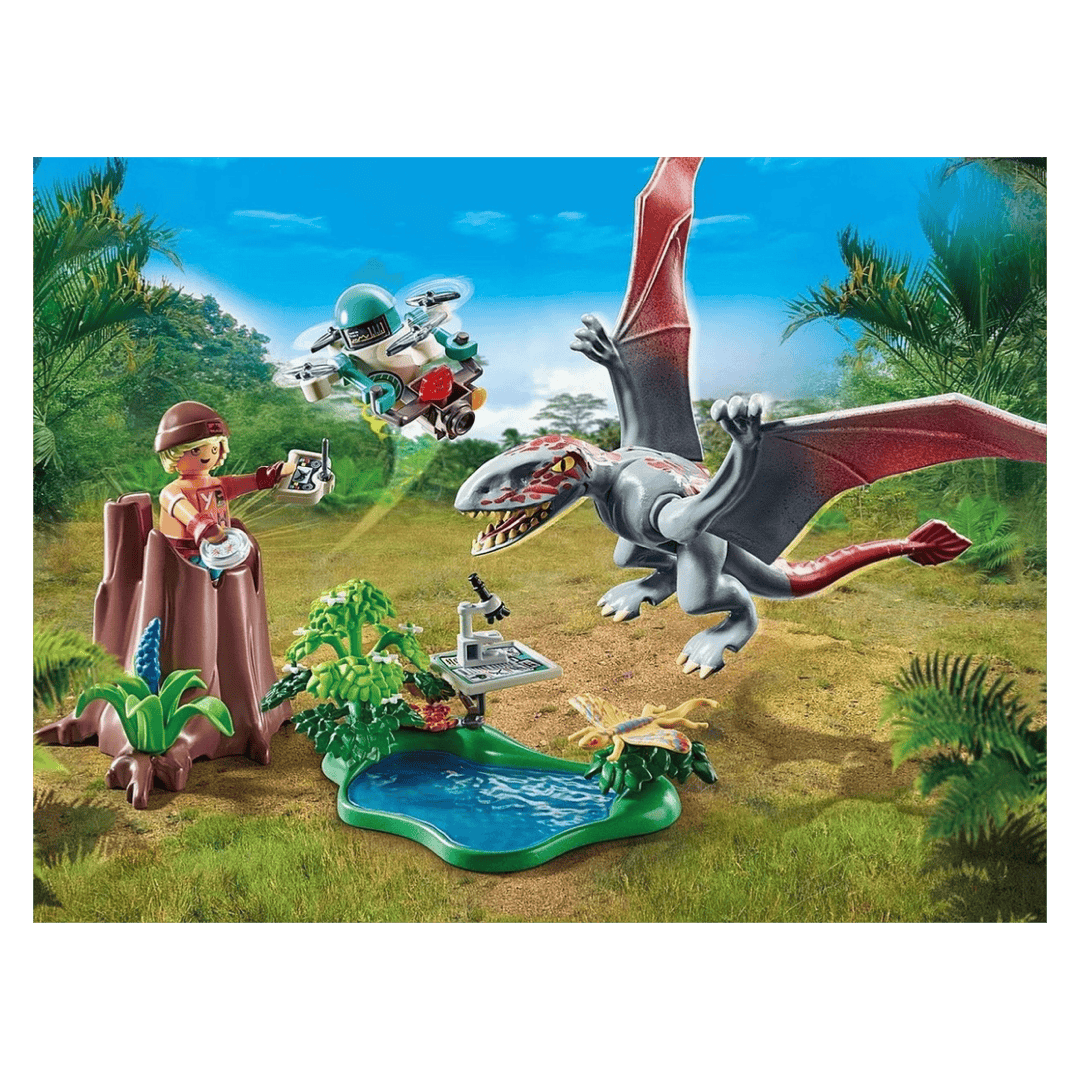 Playmobil 4 Plus Dinos - Observatory for Dimorphodon