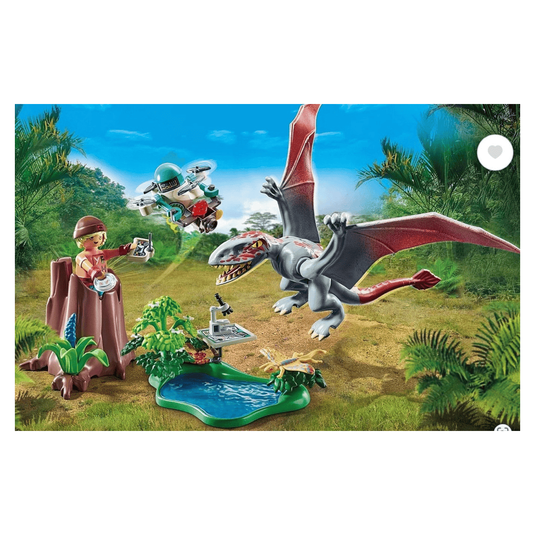 Playmobil 4 Plus Dinos - Observatory for Dimorphodon