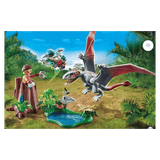 Playmobil 4 Plus Dinos - Observatory for Dimorphodon