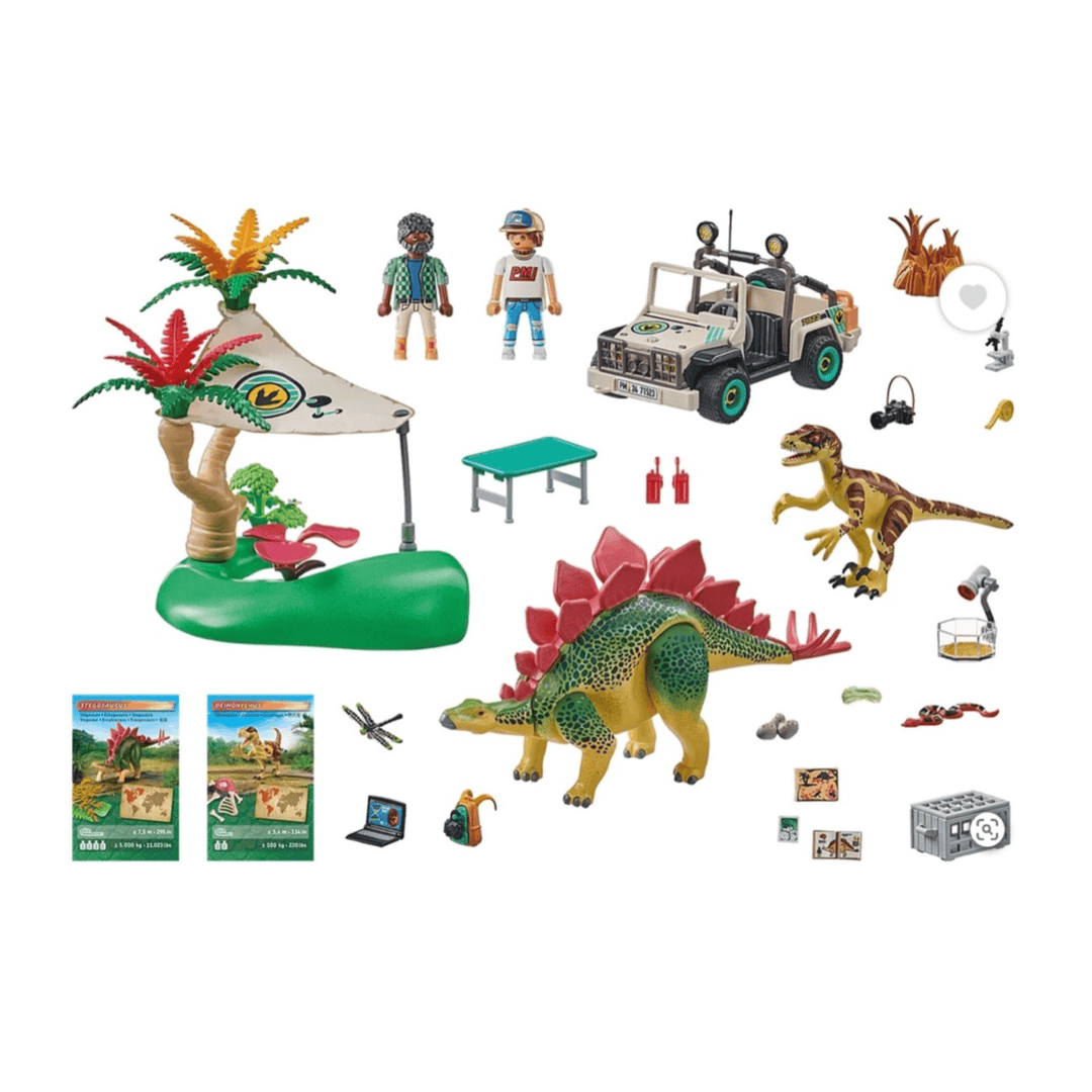 Playmobil 4 Plus Dinos - Research Camp with Dinos