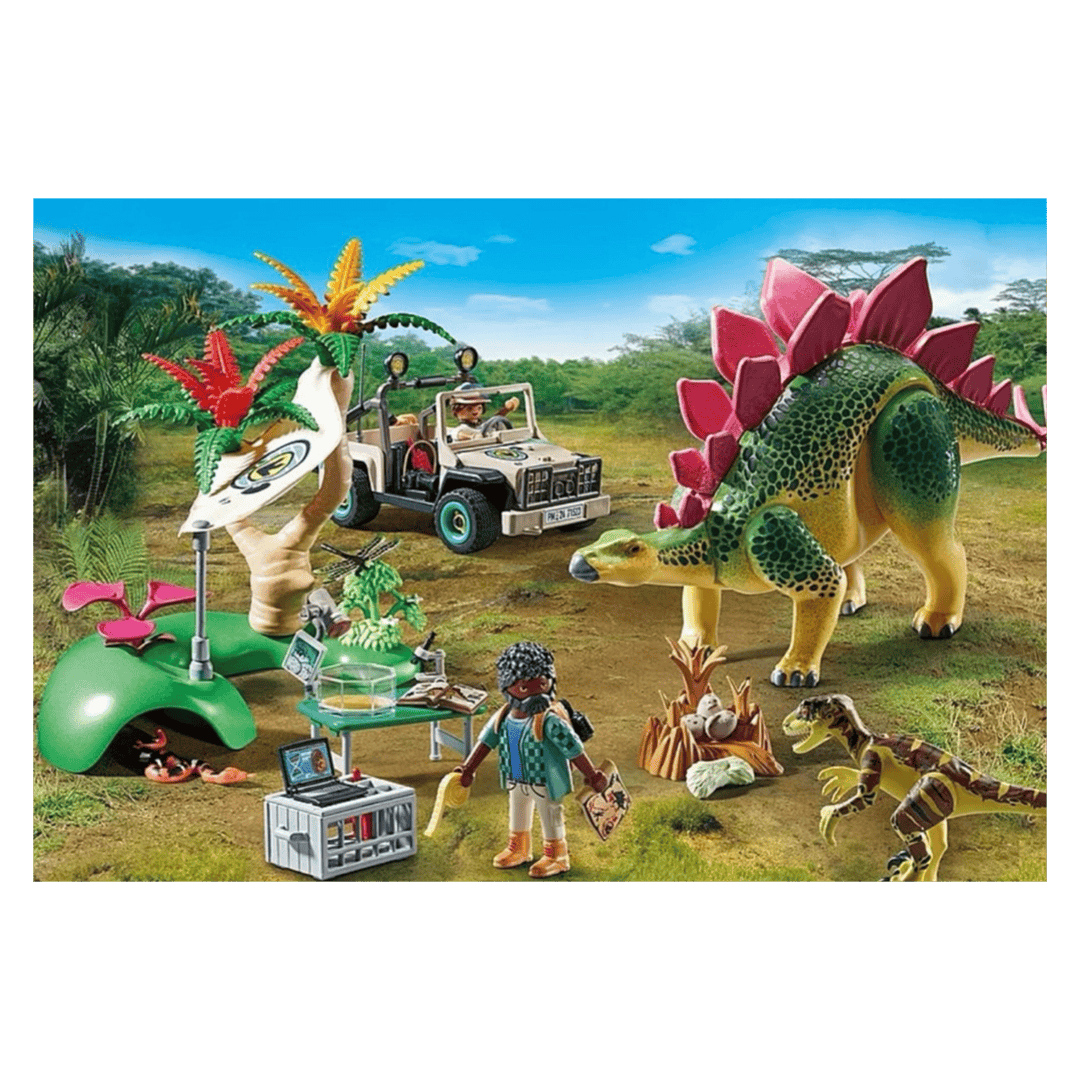 Playmobil 4 Plus Dinos - Research Camp with Dinos