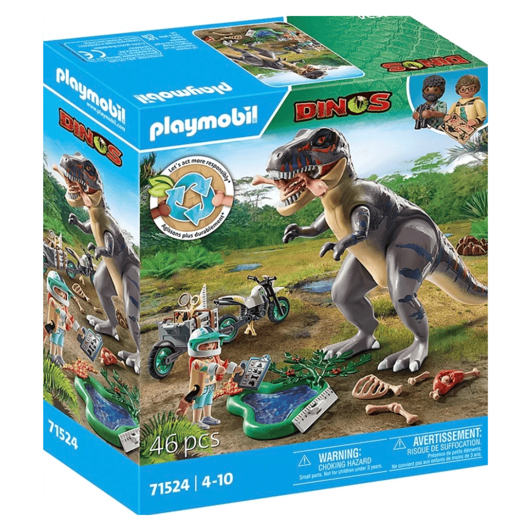 Playmobil 4 Plus Dinos - T-Rex Trace Path