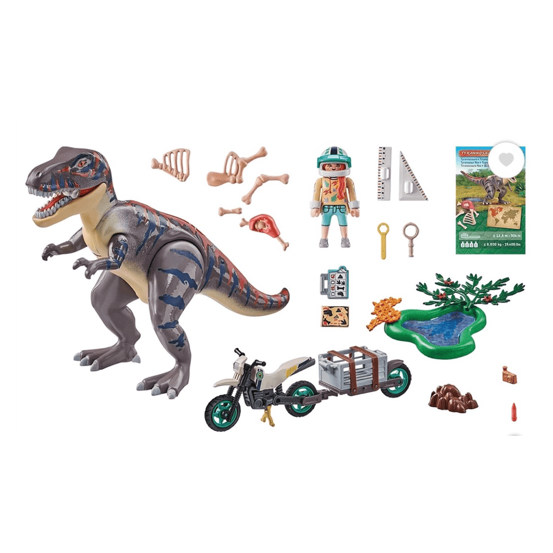 Playmobil 4 Plus Dinos - T-Rex Trace Path