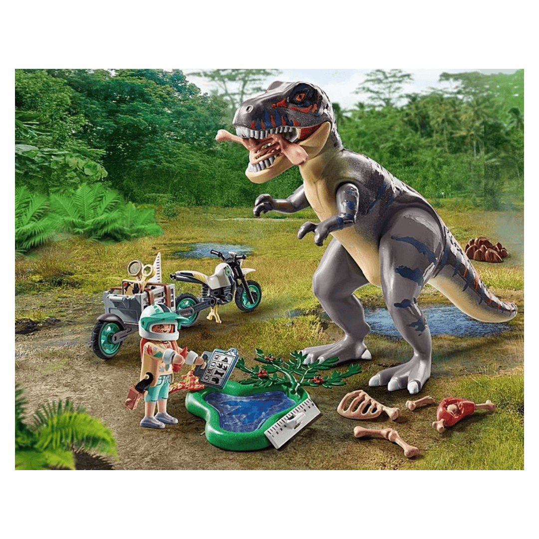 Playmobil 4 Plus Dinos - T-Rex Trace Path