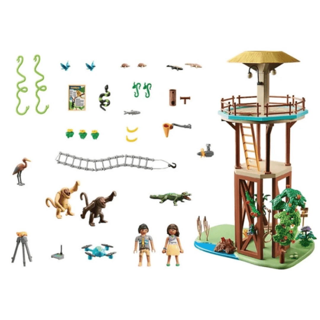 Playmobil 4 Plus Wiltopia - Research Tower with Compass