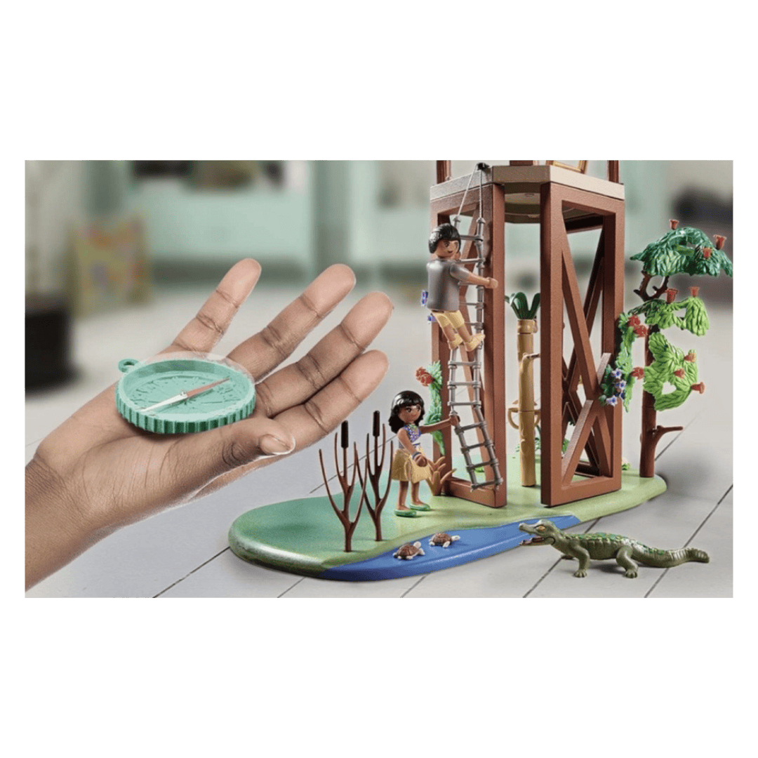Playmobil 4 Plus Wiltopia - Research Tower with Compass