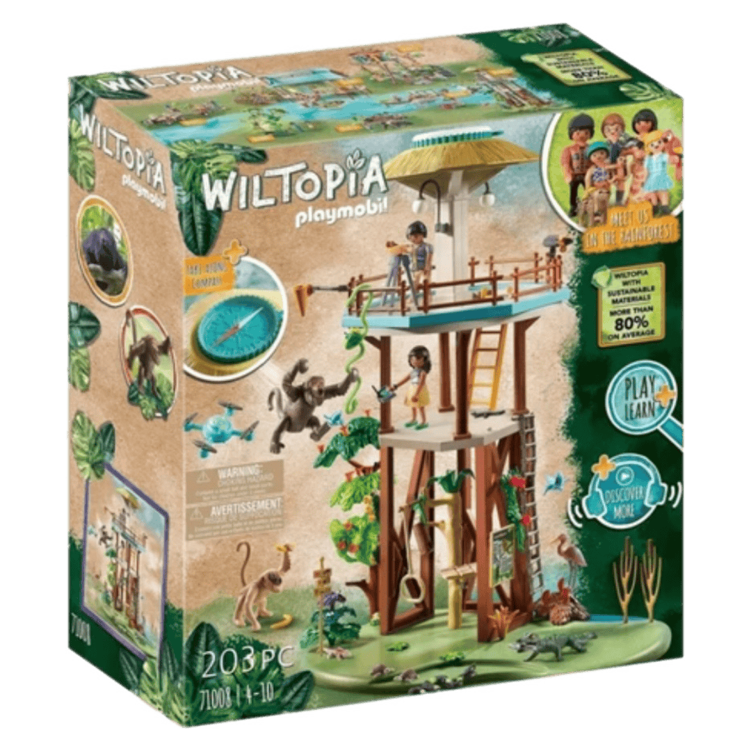 Playmobil 4 Plus Wiltopia - Research Tower with Compass