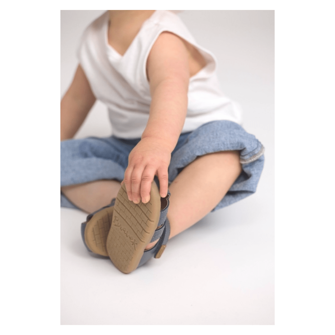 Pretty Brave EU19 to EU23 Theo Sandal - Indigo