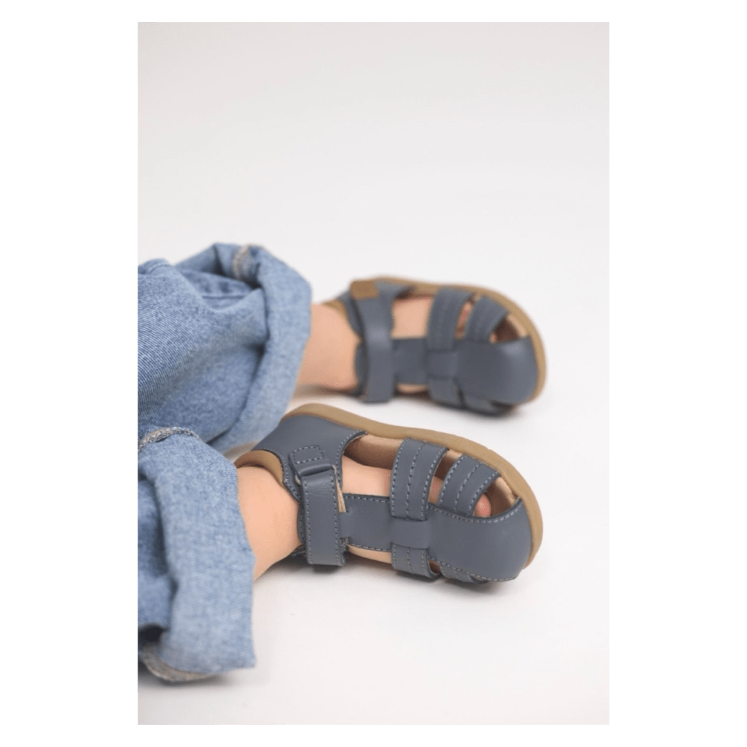 Pretty Brave EU19 to EU23 Theo Sandal - Indigo