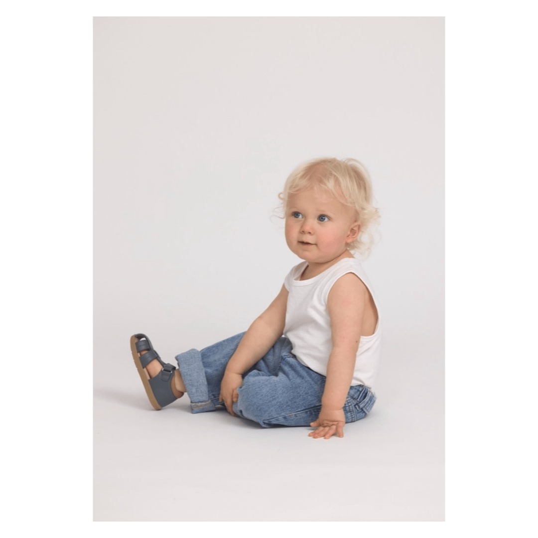 Pretty Brave EU19 to EU23 Theo Sandal - Indigo