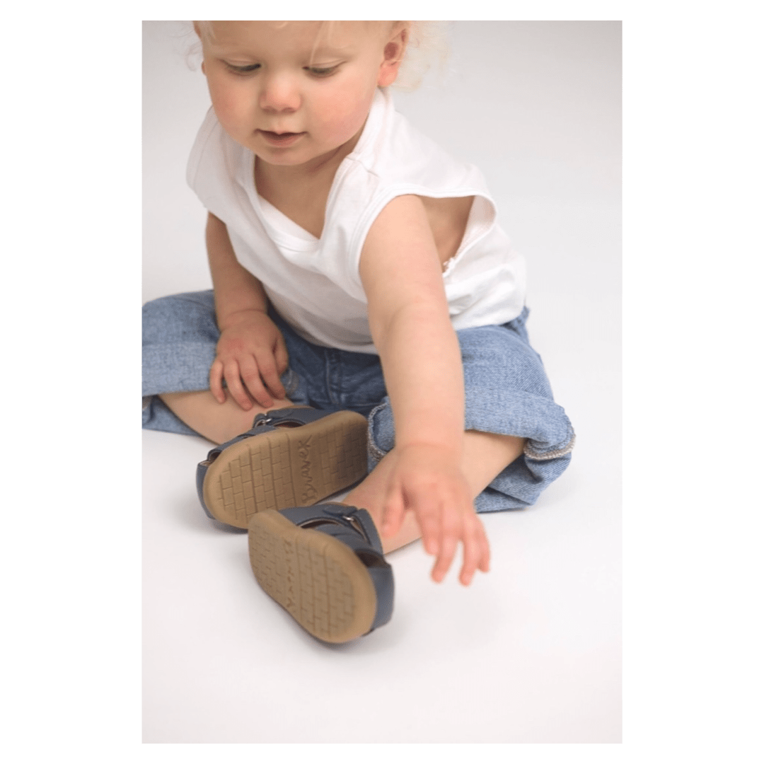 Pretty Brave EU19 to EU23 Theo Sandal - Indigo