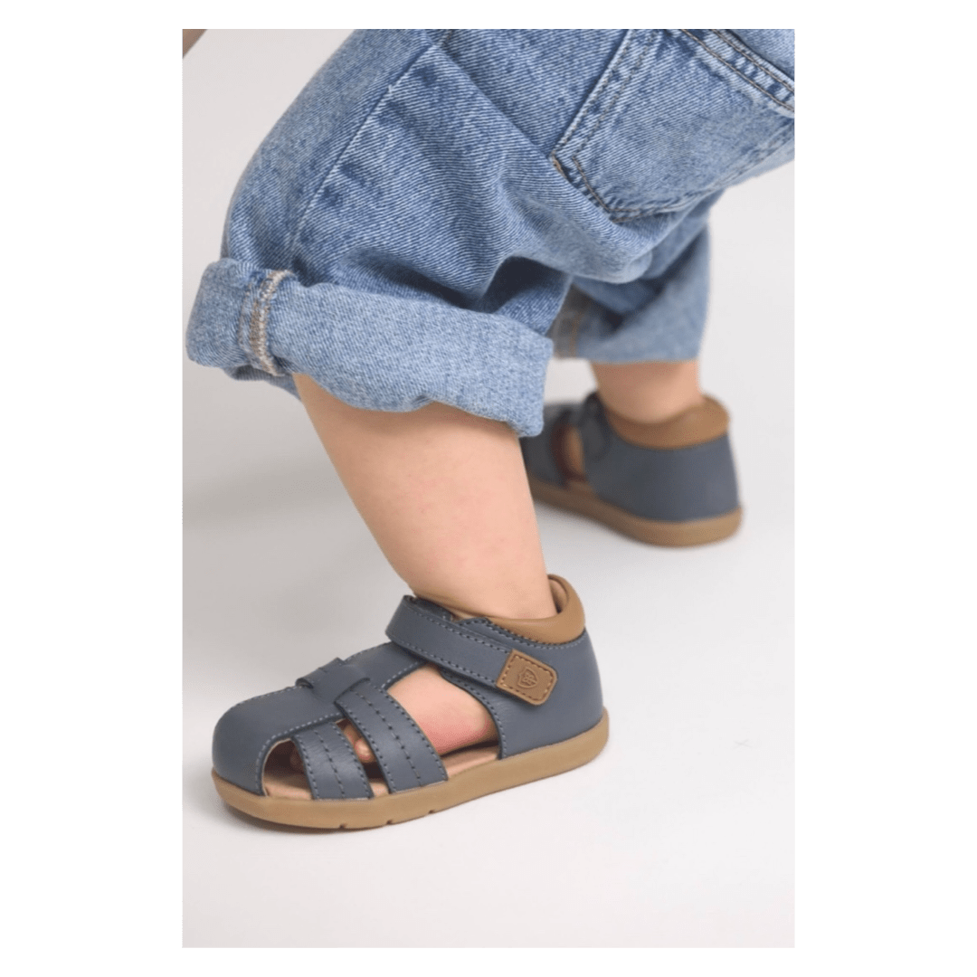 Pretty Brave EU19 to EU23 Theo Sandal - Indigo