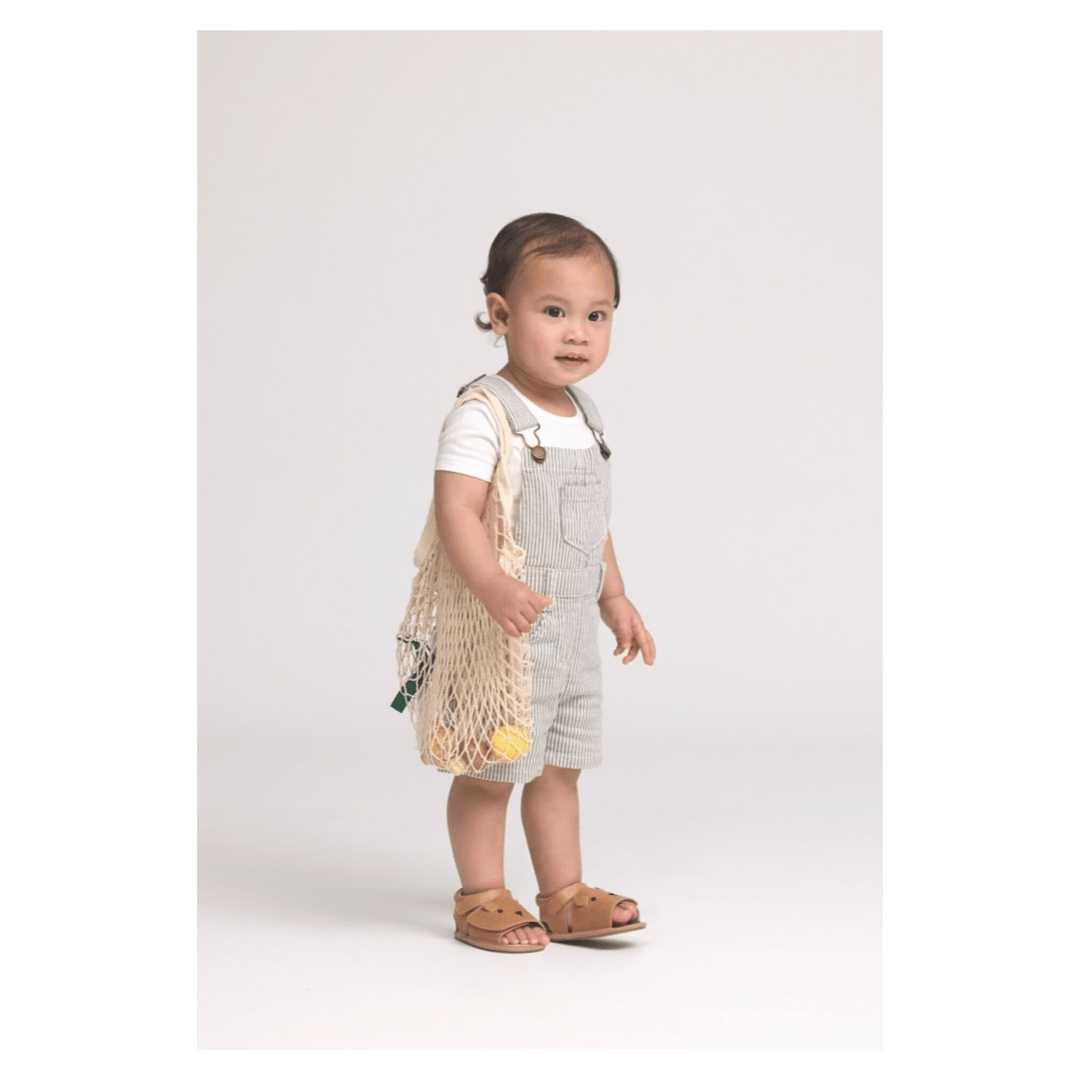 Pretty Brave Medium to XLarge Teddy Sandal - Tan