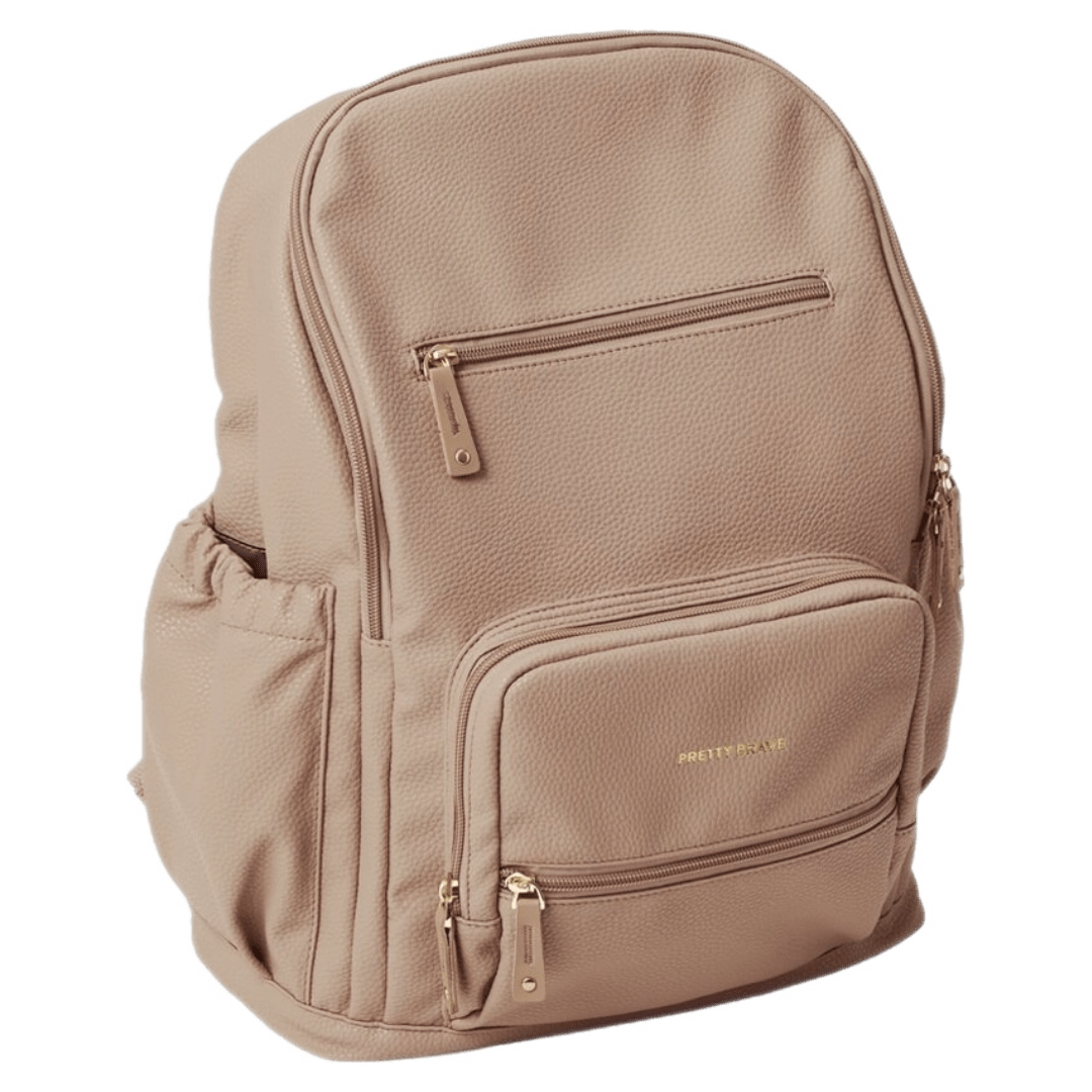 Pretty Brave One Size Chloe Backpack - Natural Pebble