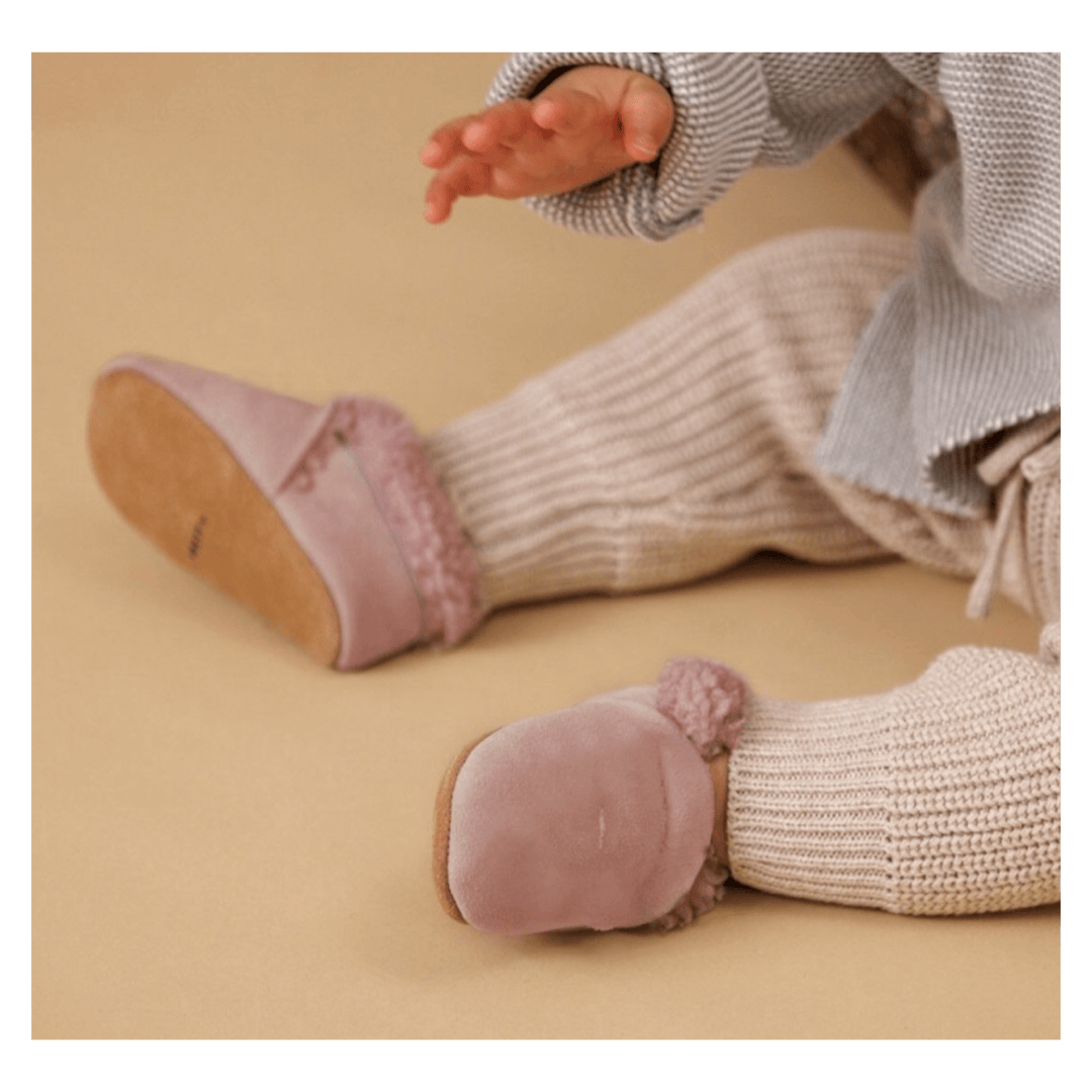 Pretty Brave Size Small to XLarge Cosy Moc - Dusty Pink