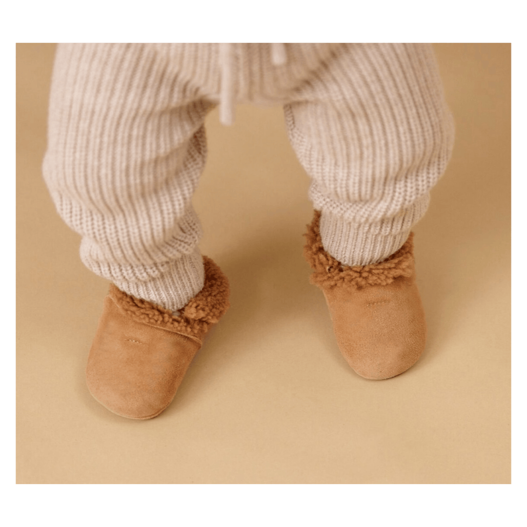 Pretty Brave Size Small to XLarge Cosy Moc - Tan