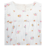 Pure Baby 0-3 Months to 1 Year Linen Blend Bodysuit - Butterfly Stripe