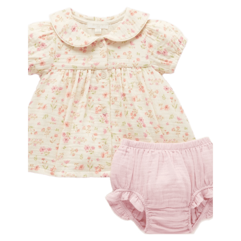 Pure Baby 0-3 Months to 2 Years 0-3M Seaside Set - Seaside Floral