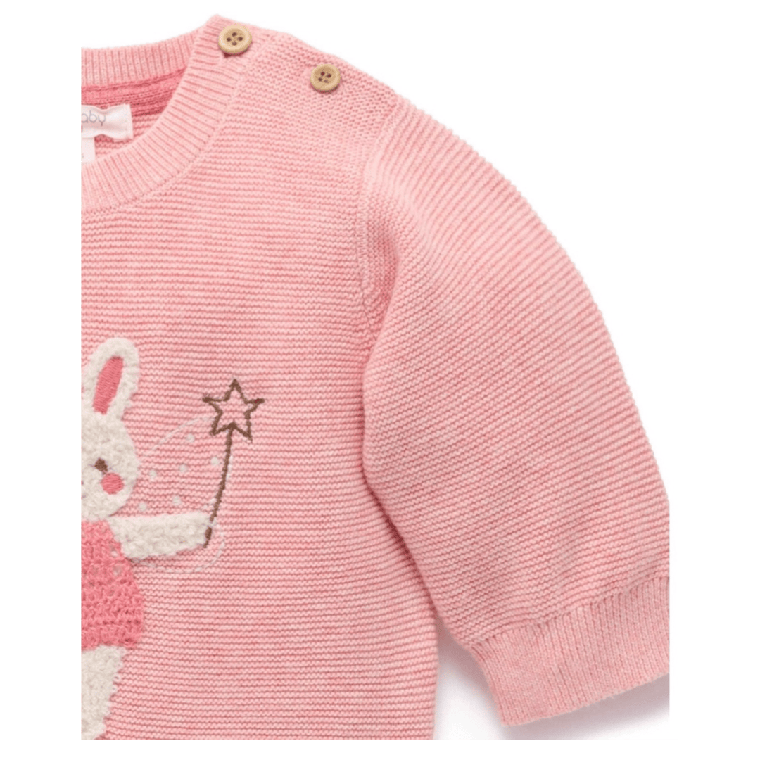 Pure Baby 0-3 Months to 2 Years Magical Forest Jumper - Bunny Fairy
