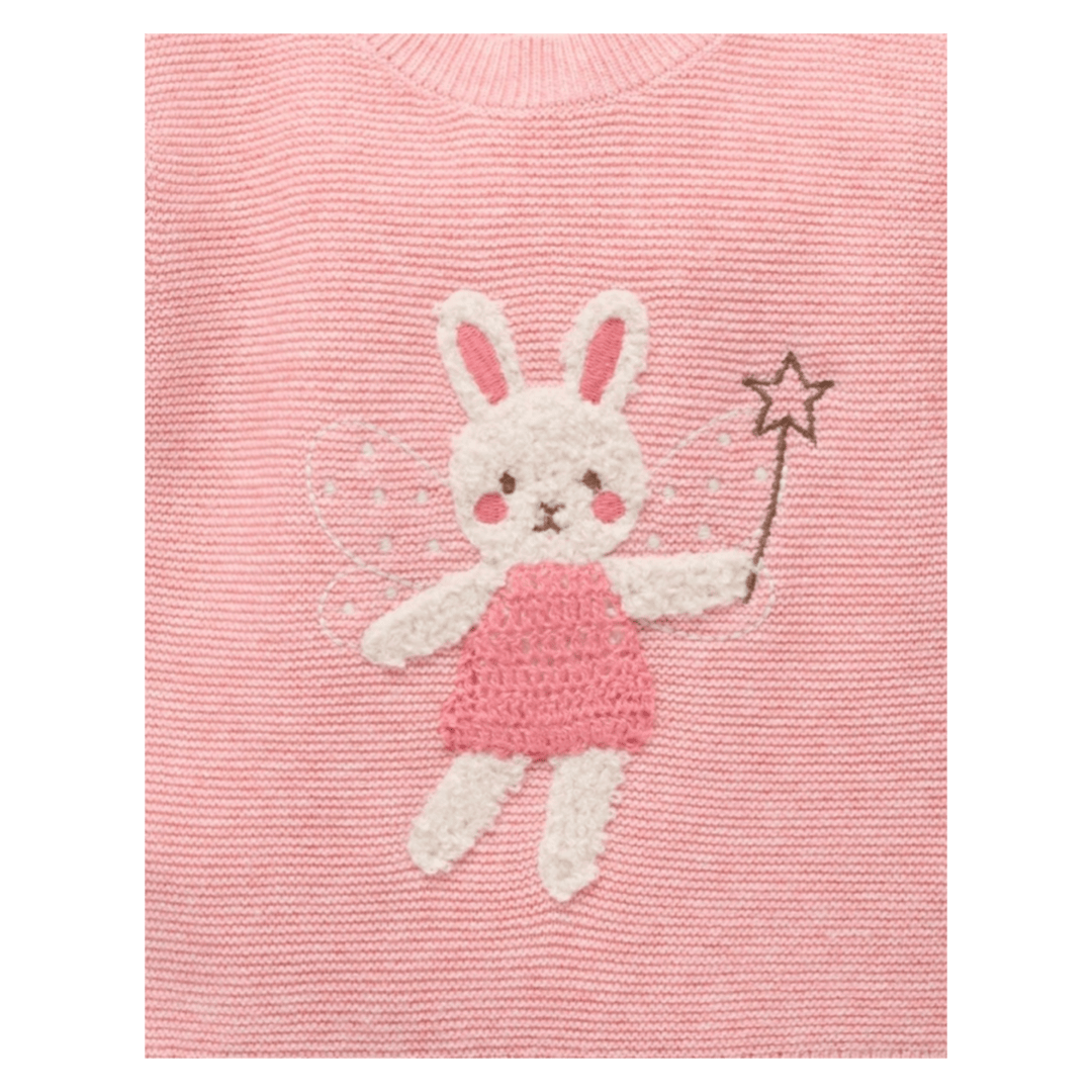 Pure Baby 0-3 Months to 2 Years Magical Forest Jumper - Bunny Fairy