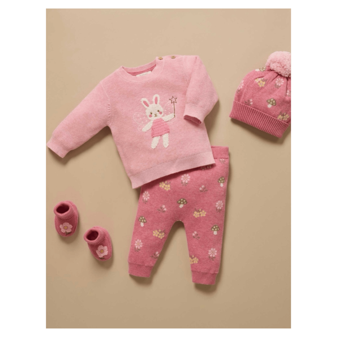 Pure Baby 0-3 Months to 2 Years Magical Forest Jumper - Bunny Fairy