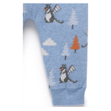 Pure Baby 0-3 Months to 2 Years Magical Forest Leggings - Forest Jacquard