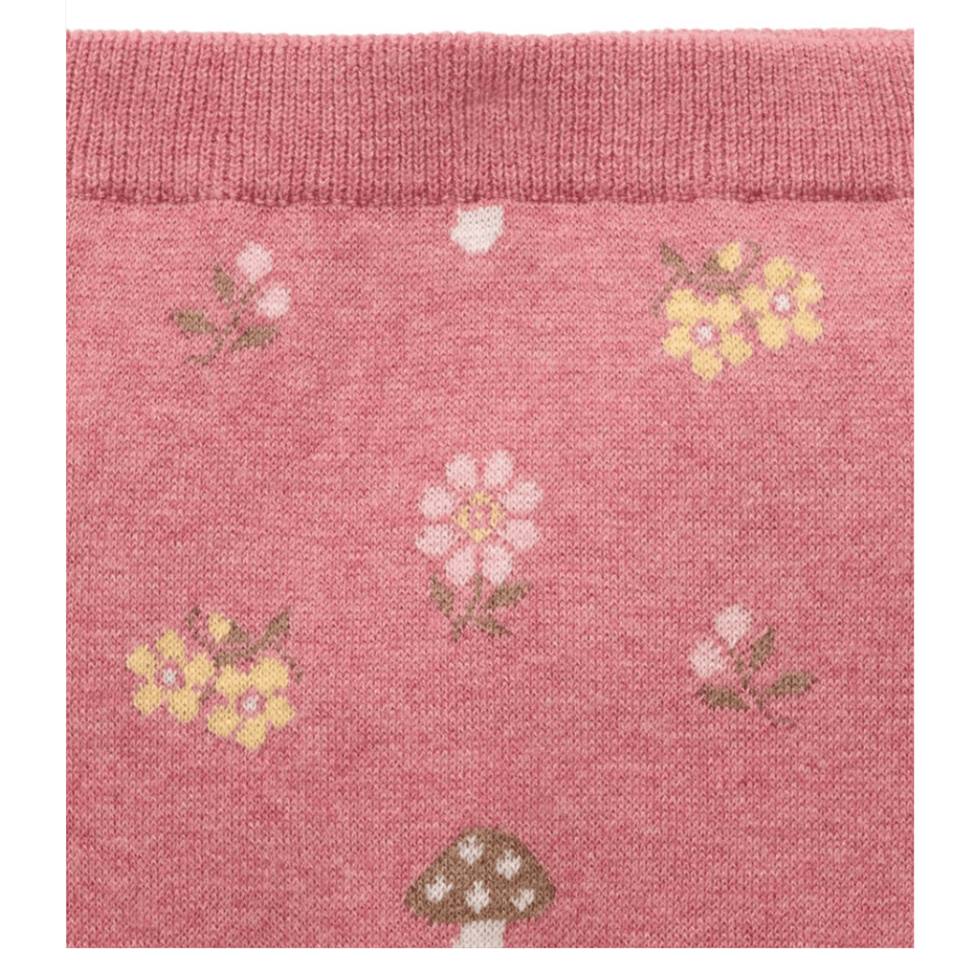 Pure Baby 0-3 Months to 2 Years Magical Forest Leggings - Toadstool Jacquard