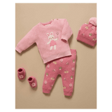 Pure Baby 0-3 Months to 2 Years Magical Forest Leggings - Toadstool Jacquard