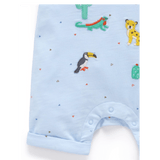 Pure Baby 0-3 Months to 2 Years Short Growsuit - Animal Fiesta